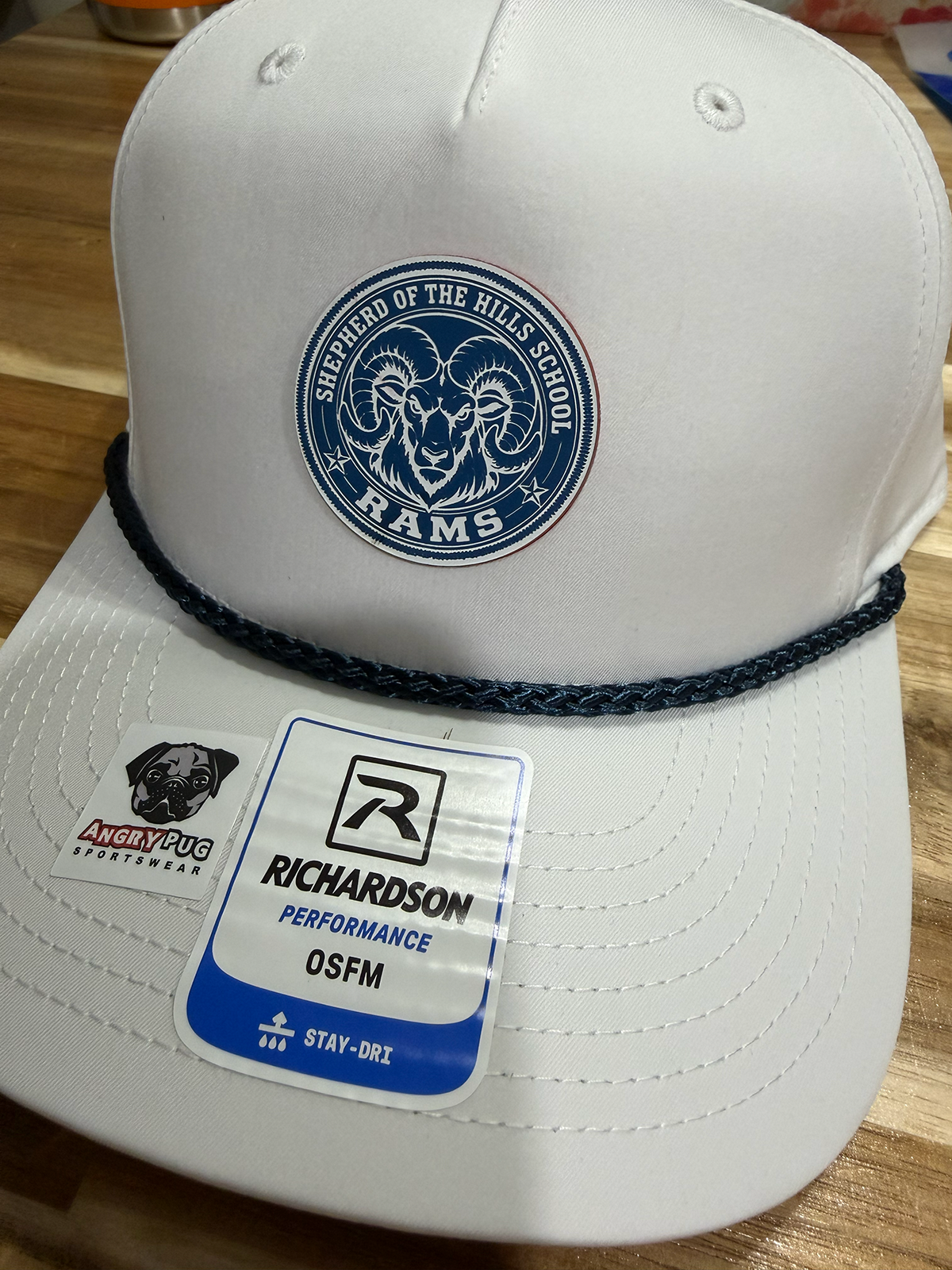 Rams Logo -  Richardson 5-Panel Classic Rope Cap